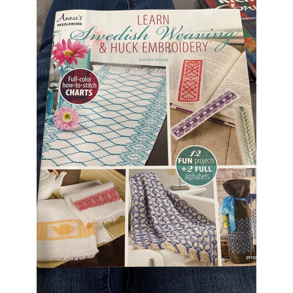 Learn Swedish Weaving & Huck Embroidery Katherine Kennedy with Tear-out Patterns